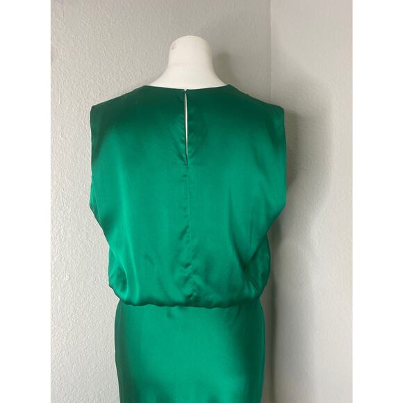 Amanda Uprichard Camela Dress Dark Green L - Picture 7 of 12